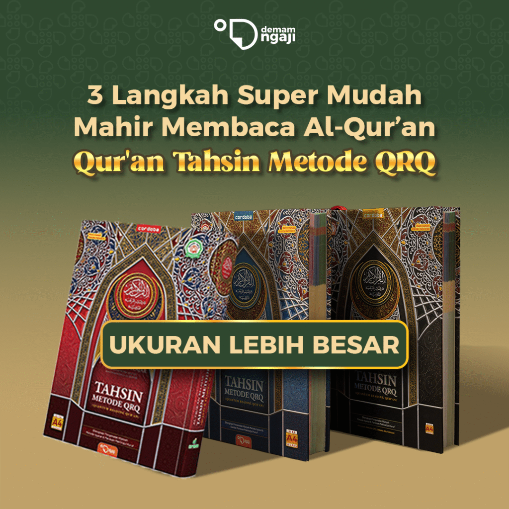 Qur’an Tahsin Metode QRQ Ukuran A5 (Sedang) - Hitam